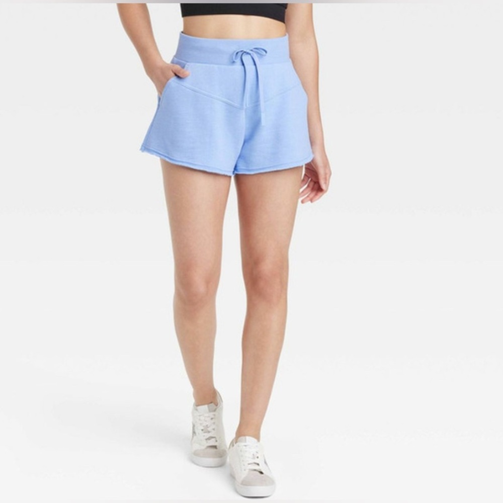 Womens NWT JoyLab Fleece High‎ Rise Drawstring Shorts